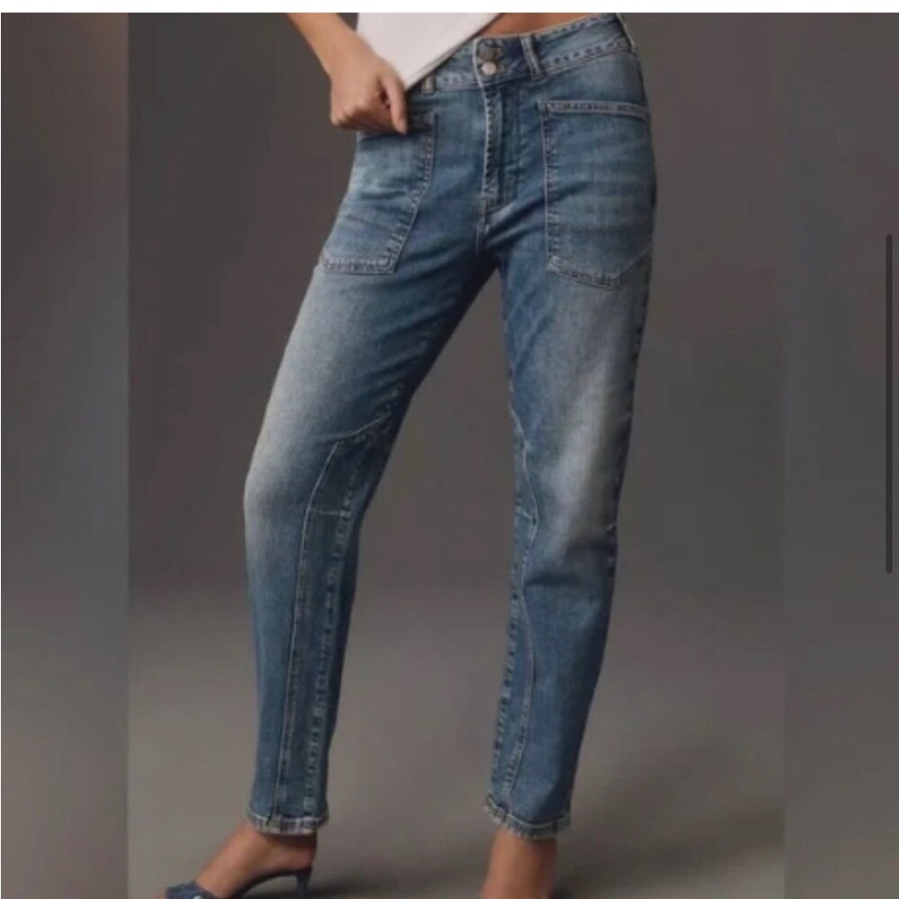 Anthropologie | PILCRO | The Wanderer Relaxed Barrel Leg Carpenter Jean Size 27
